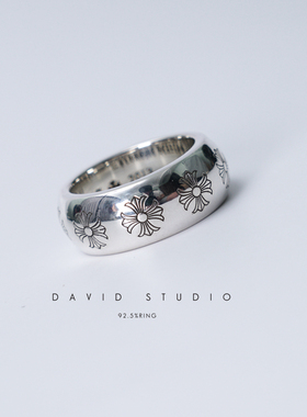 davidstudio925纯银gd手工戒指