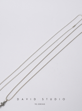 david欧美十字架男女同款圆珠链