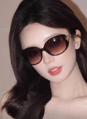 大框偏光墨镜遮脸显脸小时髦眼镜
