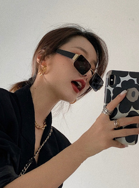 新款太阳镜防紫外线复古男女方形