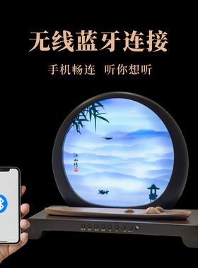 信逸高端家用蓝牙带画面香炉桌面音乐机可插卡香薰机音乐香炉