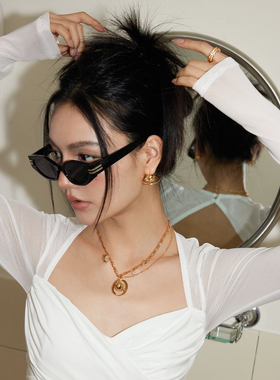 星轨系列小众设计项链高级感辣妹甜酷土星choker锁骨颈链情侣款