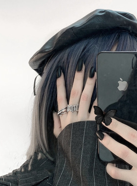 ins网红女复古欧美嘻哈潮戒指