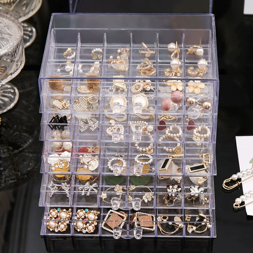 Коробочка для хранения, вместительная и большая коробка для хранения, брендовые серьги, высококлассный изысканный стенд