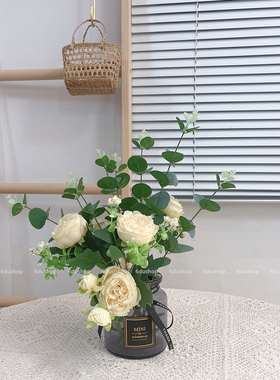 INS风仿真花花束装饰摆件