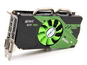 盈通GTX 750Ti-2048GD5 PA 游戏高手 显卡散热器 2热管 43*43孔距 - 图1