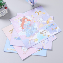 15 cm 15 cm square twelve Constellation Girl Bifacial Printed Cartoon Handmade Color Folding Paper Jam Paper Cranes Paper Cranes