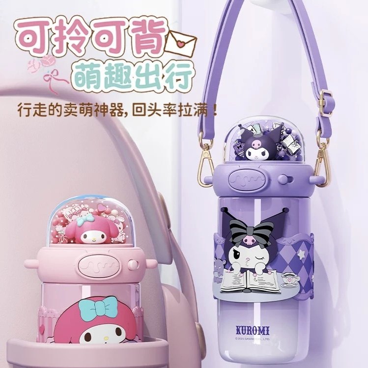 hellokitty儿童保温杯女新款2025高颜值大容量吸管水杯子上学专用,淘宝优惠券,粉丝福利购,淘宝优惠卷