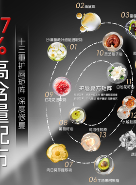 巧娅流光镜面唇部精华双头唇釉