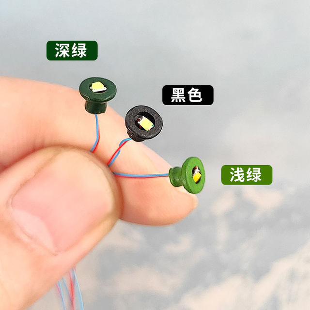 Model light square inch green miniature ceiling light sand tray