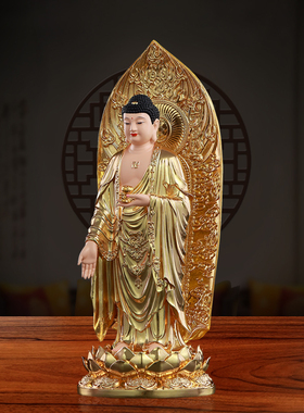 阿佛神像居家保平安释迦牟尼佛像