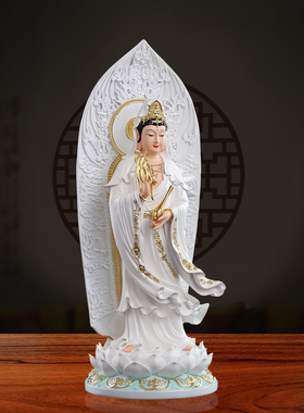 观音佛像家用店铺供奉自在观音像