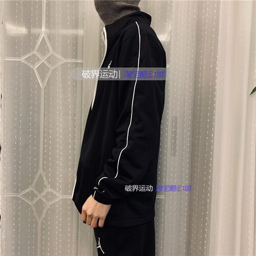 清货耐克 Nike 刺绣logo男子经典针织上衣休闲运动外套夹克BV3034 - 图3
