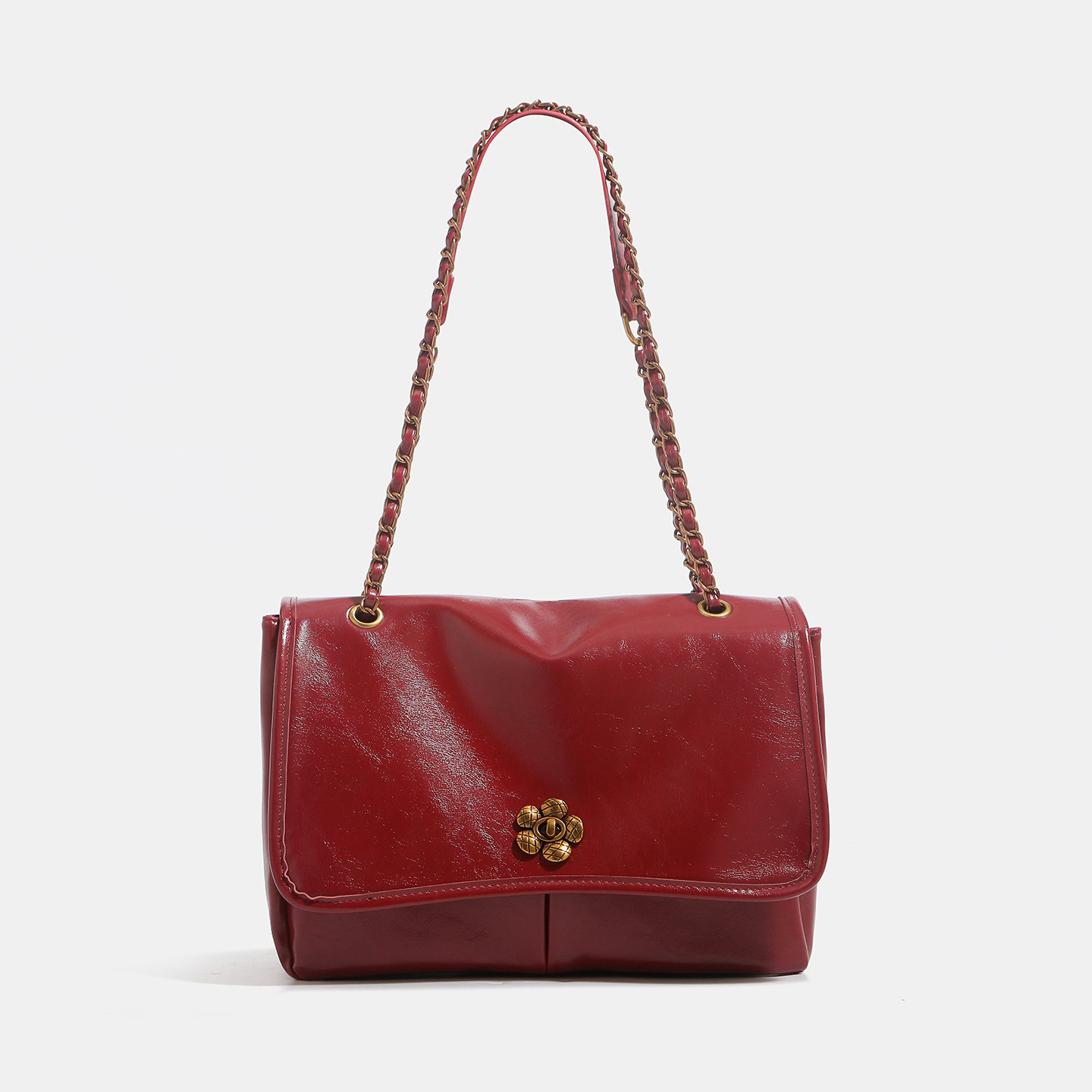 红色包包女结婚新娘包腋下包小众链条托特包大容量日常可用斜挎包,淘宝优惠券,粉丝福利购,淘宝优惠卷