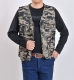 Loose spring and autumn multi-pocket men's vest