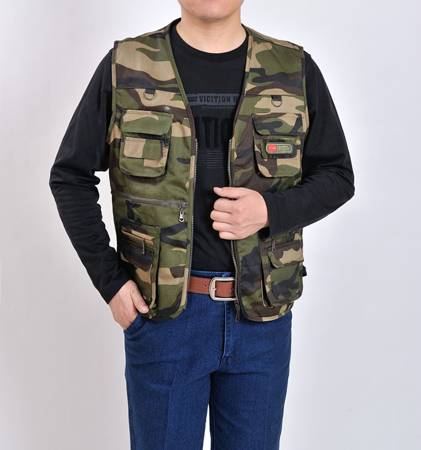 Spring and Autumn Dad Outfit Photography Fishing Vest and Waistcoat