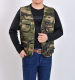 Loose spring and autumn multi-pocket men's vest