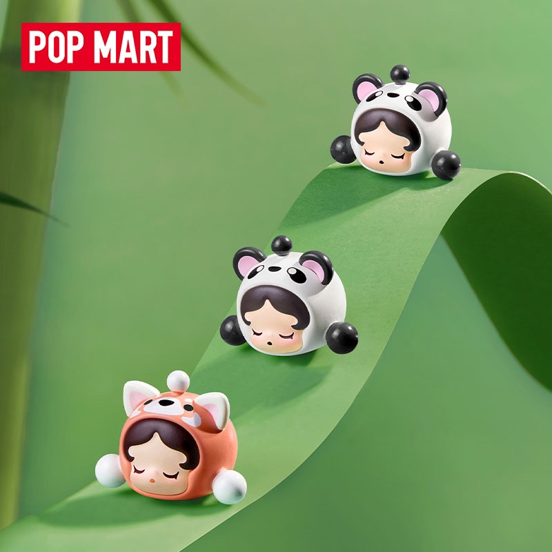 包邮泡泡玛特POP BEAN泡泡萌粒成都限定SKULLPANDA熊猫拍档系列公 - 图0