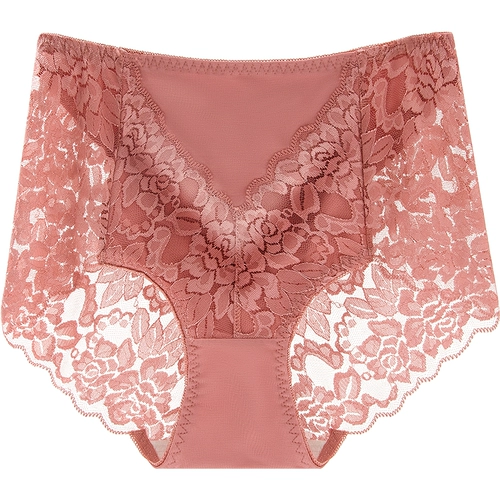 Шелковые антибактериальные сексуальные дышащие хлопковые трусы, средняя посадка