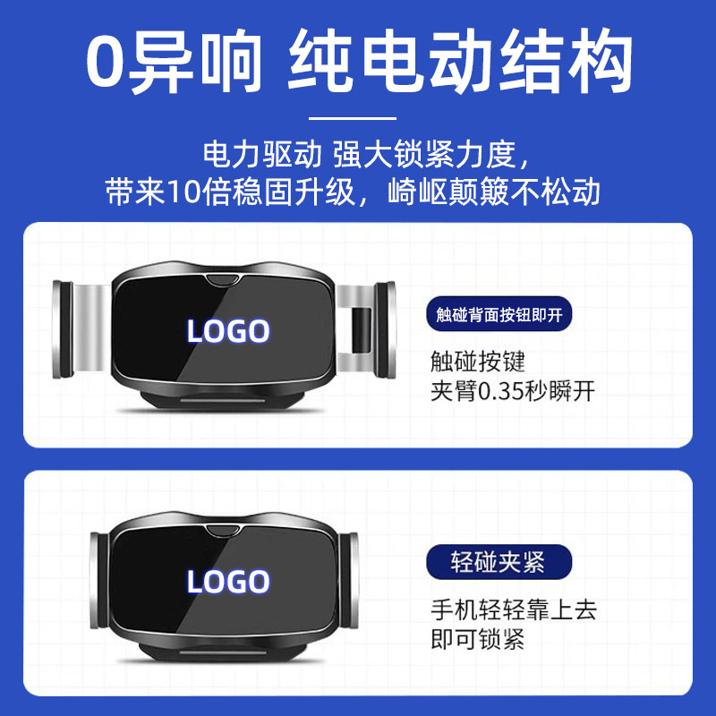 14-25款保时捷Macan专用车载手机支架汽车导航电动无线充底座配件 - 图1