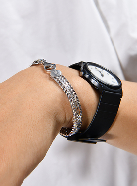 意大利纯银情人节手环