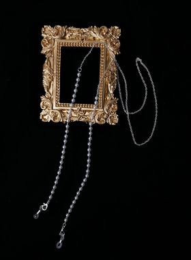 洛丽塔风金属防丢配件绳子链条