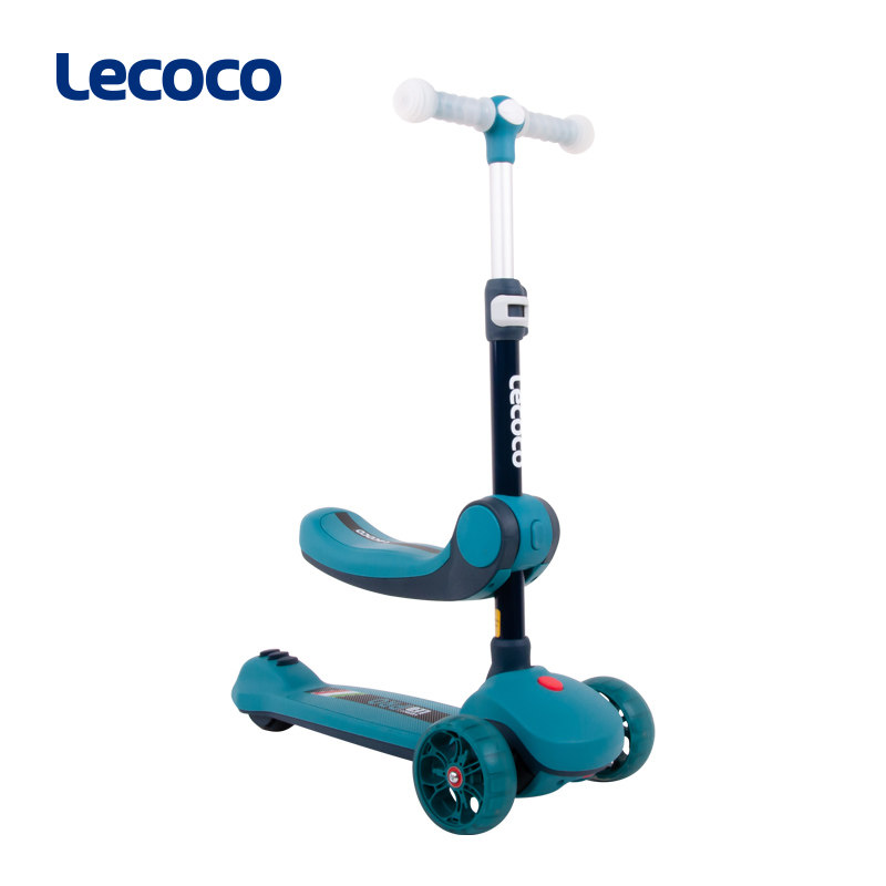 lecoco乐卡滑板车儿童3-6-12踏板车 lecoco滑板车