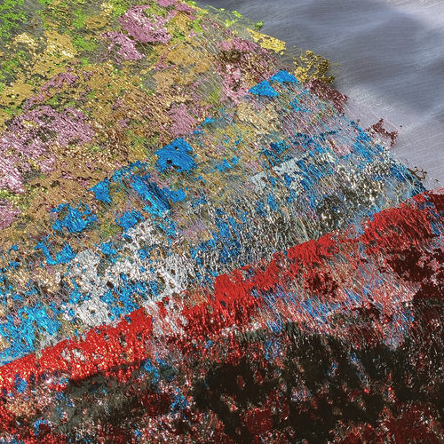 痛包背景纸junk journal 艺术垃圾杂志手账素材装饰金箔银箔网纱 - 图3