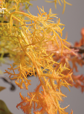 鲲屿 大堂新中式仿真花【秋盛春朝】售楼处酒店商业展厅装置花艺