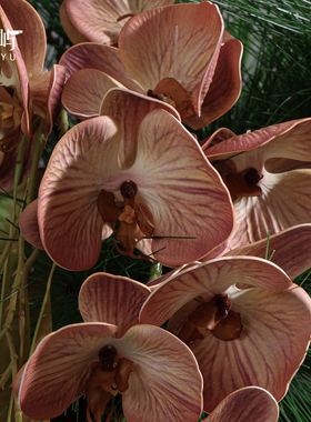 鲲屿 中式原创艺术花【朝秋春日】酒店大堂别墅玄关餐厅家居摆件