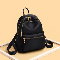 French MINGKING Double shoulder bag women 2023 new Oxford cloth Korean version Tidal Casual Fashion 100 Hitch A Little Backpack