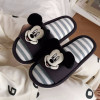 Thin genuine Disney Mickey cotton and linen slippers