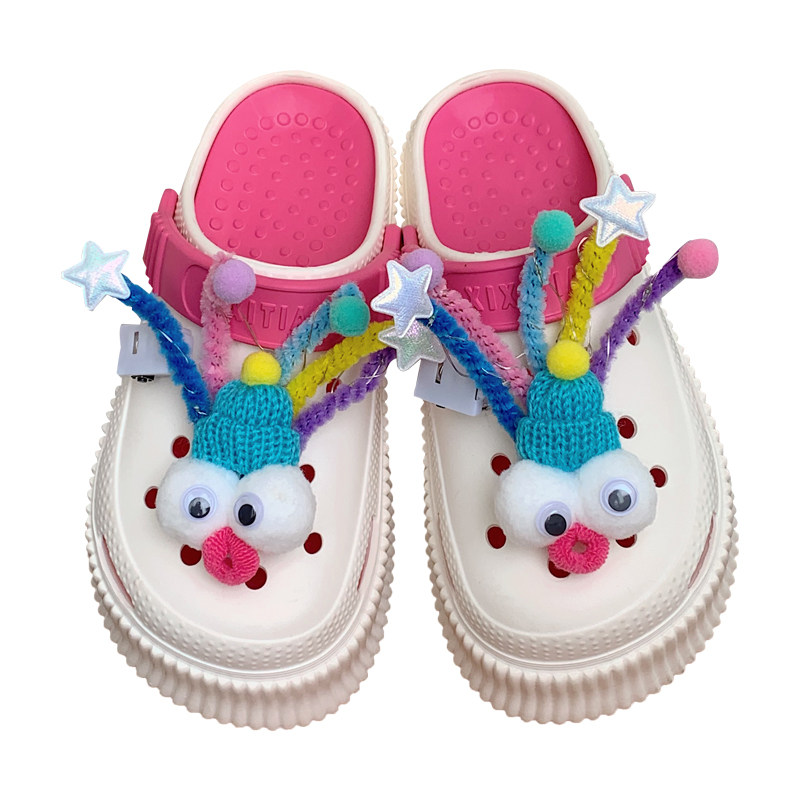 细细条 洞洞鞋配饰鞋花ins立体可爱卡通DIY鞋子装饰品可拆卸鞋扣,淘宝优惠券,粉丝福利购,淘宝优惠卷