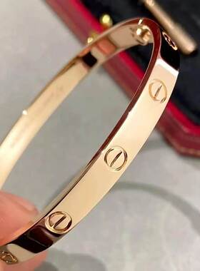 轻奢钛钢玫瑰金不掉色手镯