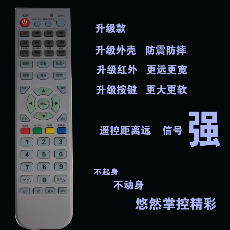 松下TH-48AS650C液晶电视机 RC300PS001遥控器板免设置原装升级版-图1