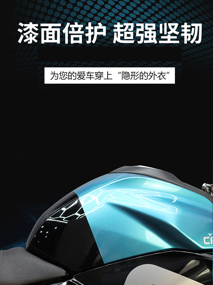适用于本田CL300隐形全车车衣改装配件摩托车大灯仪表防刮花贴膜-图3