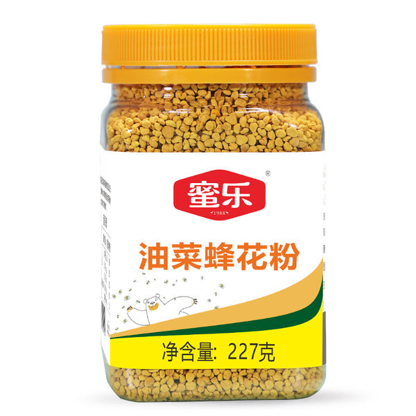 蜜乐青海油菜花粉天然正品蜂蜜花粉食用蜂花粉非破壁干花粉227g 牌子网