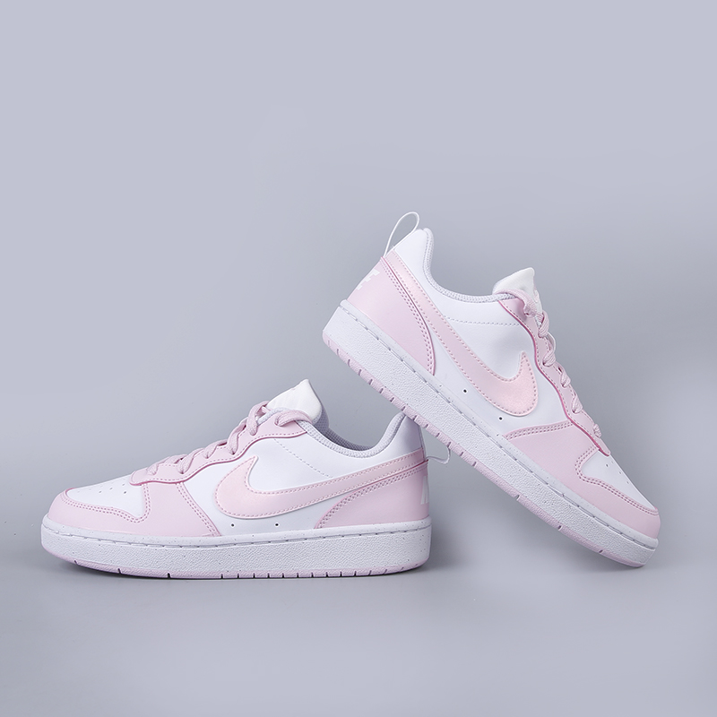 Nike耐克女鞋Coutr Borough low 樱花粉女鞋低帮板鞋DV5456-105 - 图0