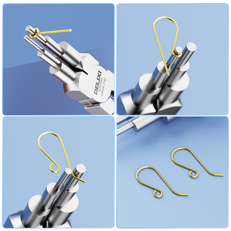 德力西六段钳绕线钳子工具钢丝折弯圆形折弯卷线钳异形圆柱卷针钳 - 图3