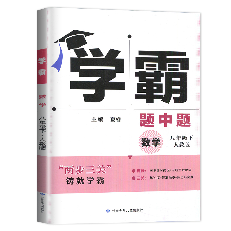 2024学霸题中题数学 八年级下册人教版  8年级下册初二同步提优专项整合作业训练习册畅销教辅书 甘肃少年儿童出版社