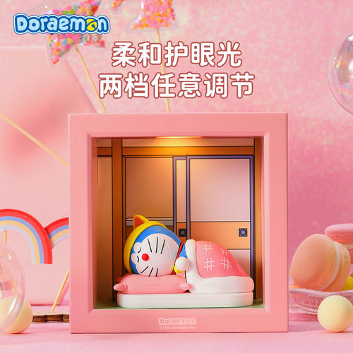 哆啦A梦正版授权】rock相框小夜灯睡眠氛围灯系列生日礼物送女友 - 图2