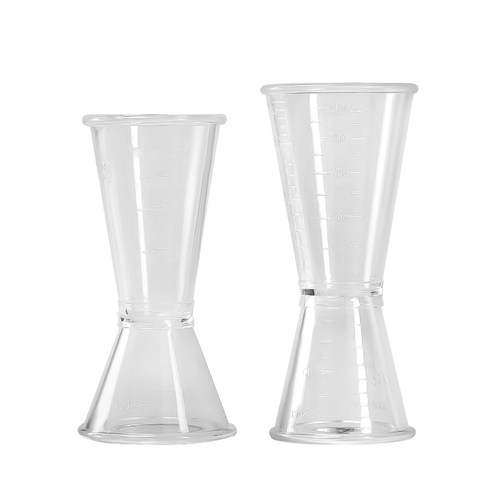PC树脂盎司杯 带刻度量杯 安士杯 量酒器 咖啡奶茶鸡尾酒20/40cc - 图3