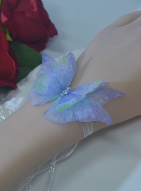 新中式手链戒指套装古风超仙蝴蝶手带绳2025新款饰品高颜值手腕花