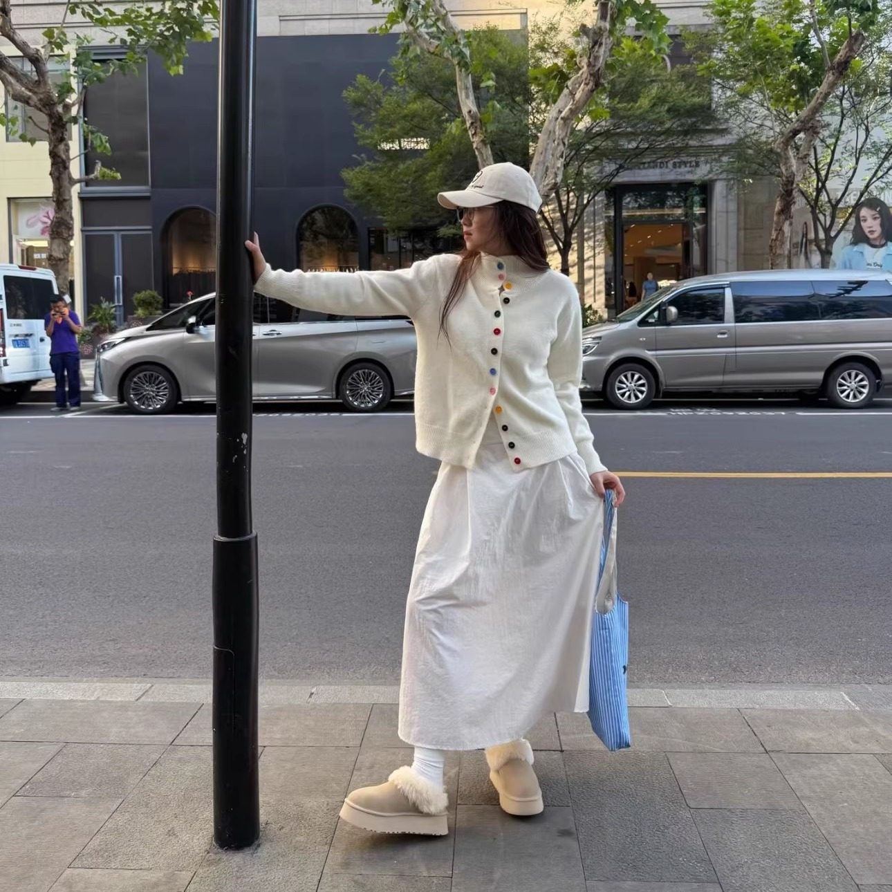 真皮雪地靴羊皮毛包头舒适一脚蹬增高5cm厚底鞋保暖加绒加厚棉靴,淘宝优惠券,粉丝福利购,淘宝优惠卷