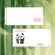 Panda art envelope 10 packages