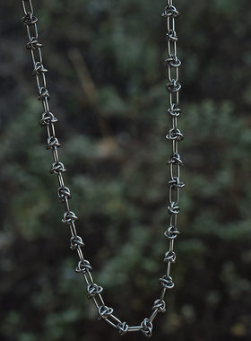 嘻哈风情侣可调节钛钢配饰吊坠