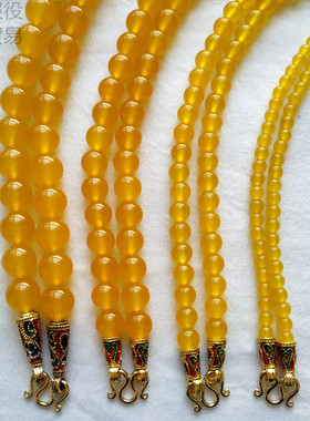 黄色黄玉髓泰国佛牌似男女款女士