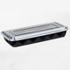 0 Packing box with rectangular convex lid for barbecue seafood