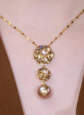 年轻人珍珠项链高级感复