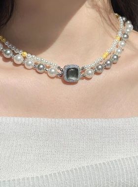 高品质!轻奢混彩珍珠贝母